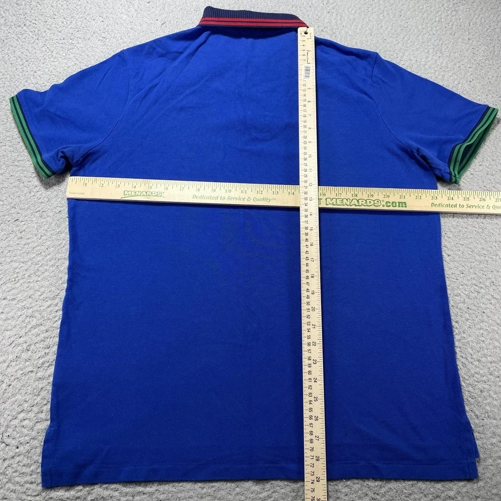 Polo Ralph Lauren Polo Shirt Mens Large Blue Big Pony Crest Embroidered Casual